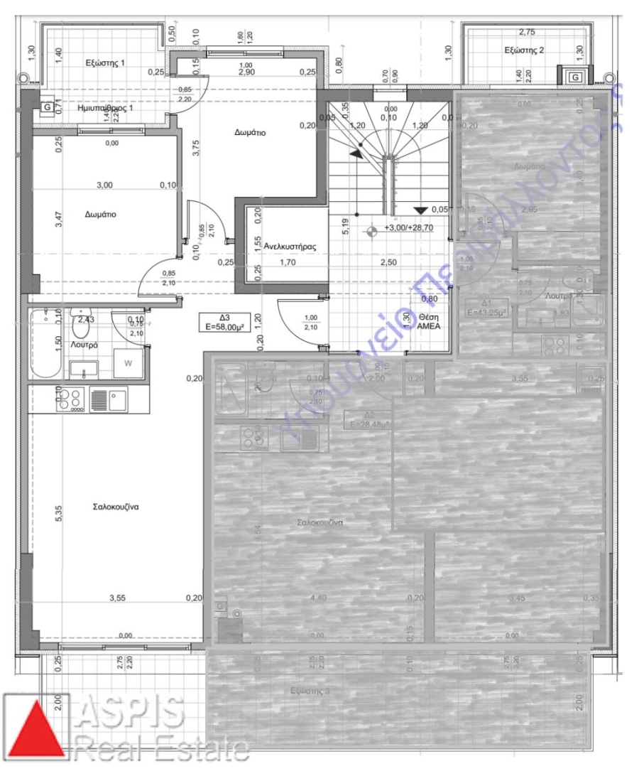 (Προς Πώληση) Κατοικία Διαμέρισμα || Θεσσαλονίκη Ανατολικά/Καλαμαριά - 124 τ.μ, 3 Υ/Δ, 410.000€